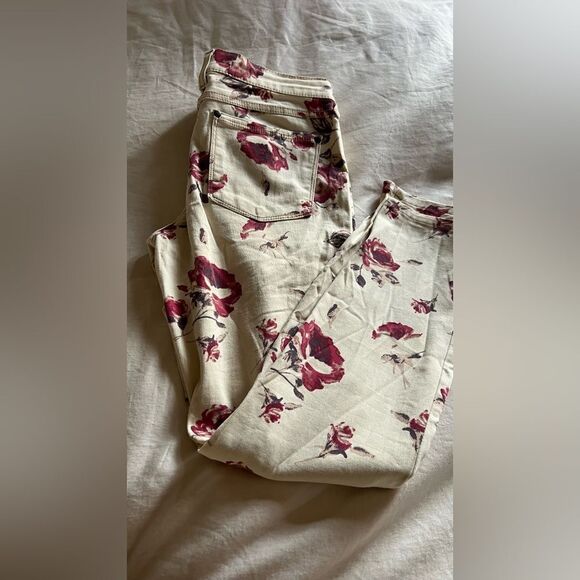 Free People Floral Women's Jeans - Picture 5 of 11